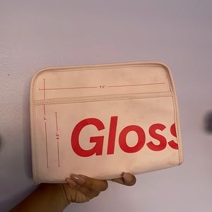 Glossier makeup bag